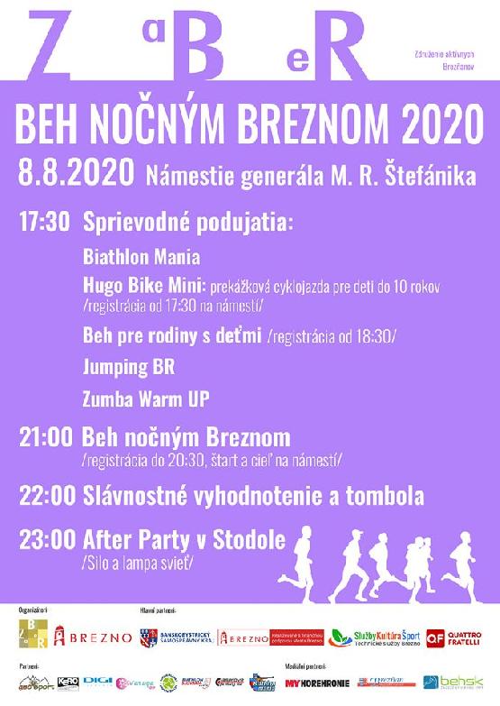 BEH NOČNÝM BREZNOM 2020