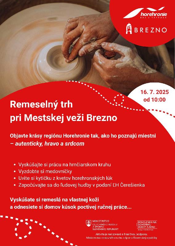 Remeselný trh pri Mestskej veži