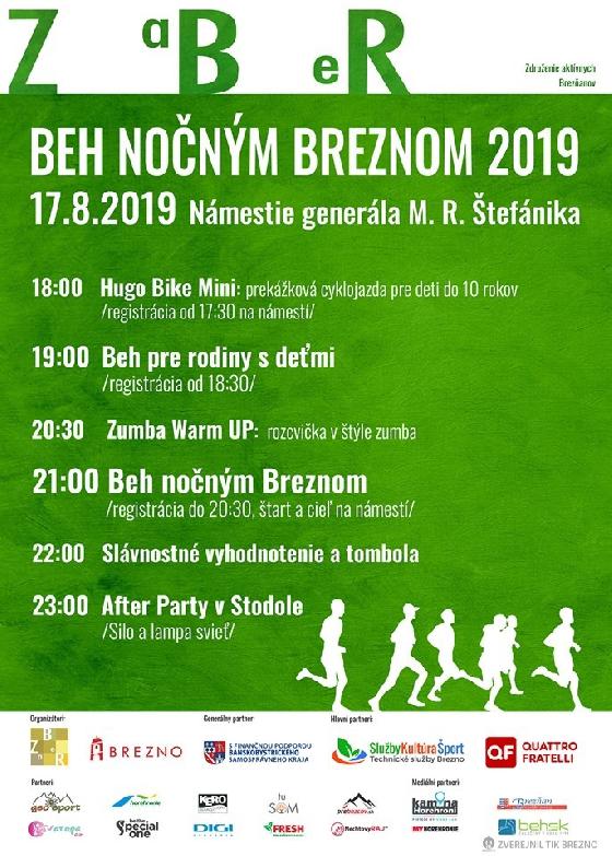 BEH NOČNÝM BREZNOM 2019