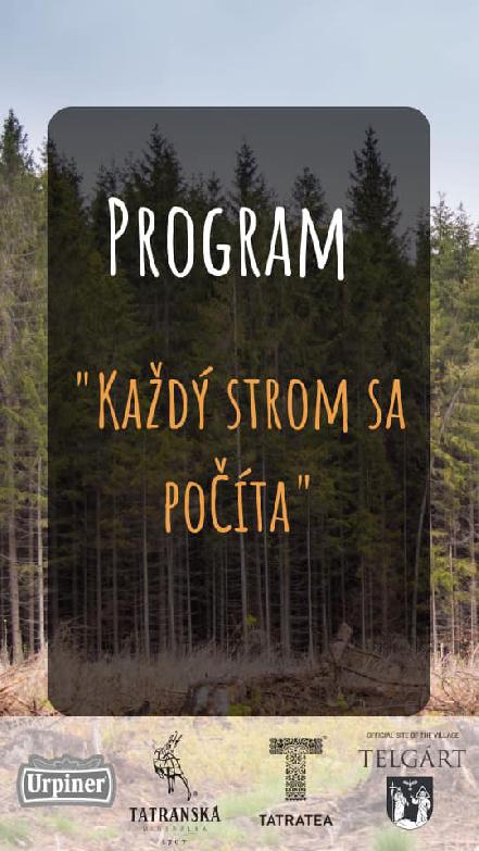 KAŽDÝ STROM SA POČÍTA