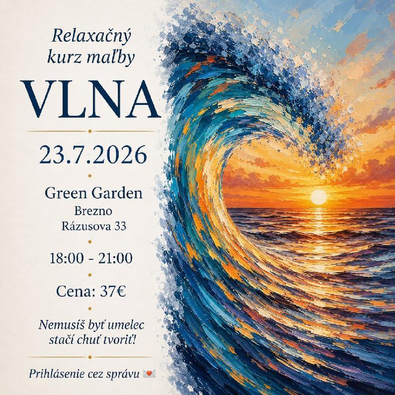 Relaxačný kurz maľby VLNA