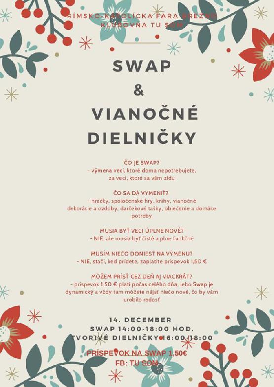 SWAP A VIANOČNÉ DIELNIČKY