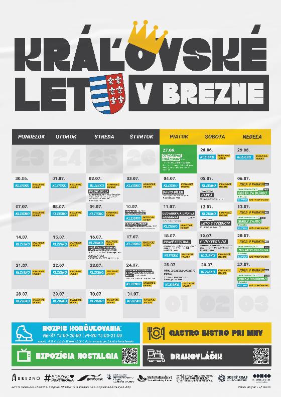 Kráľovské leto v Brezne