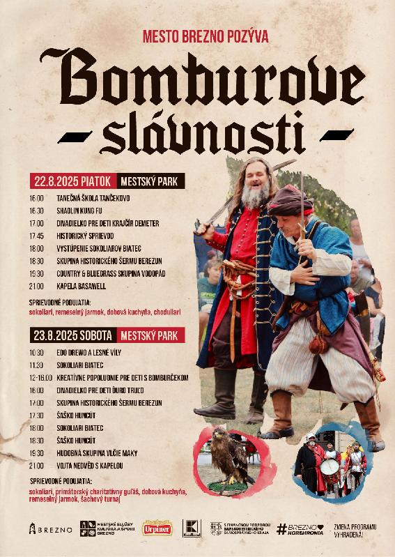 BOMBUROVE SLÁVNOSTI 2025