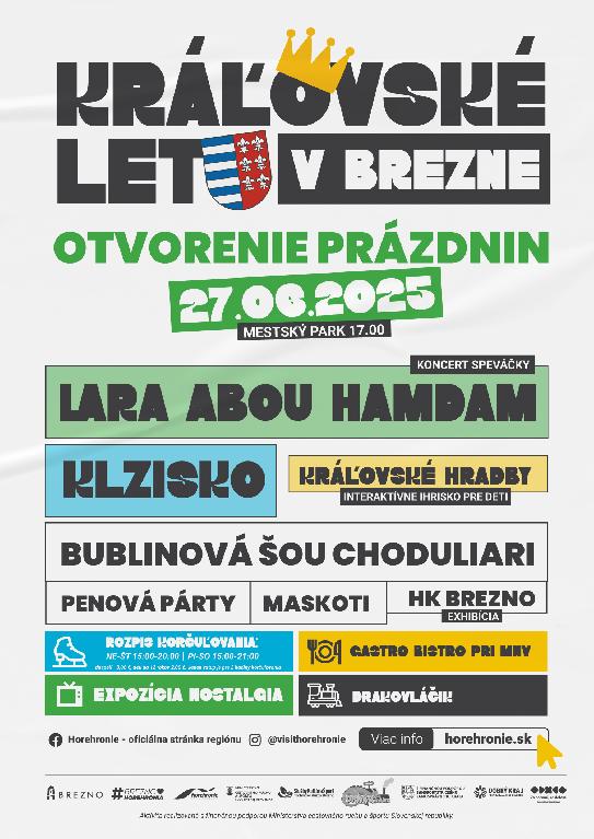 Kráľovské leto v Brezne- otvorenie v prázdnin