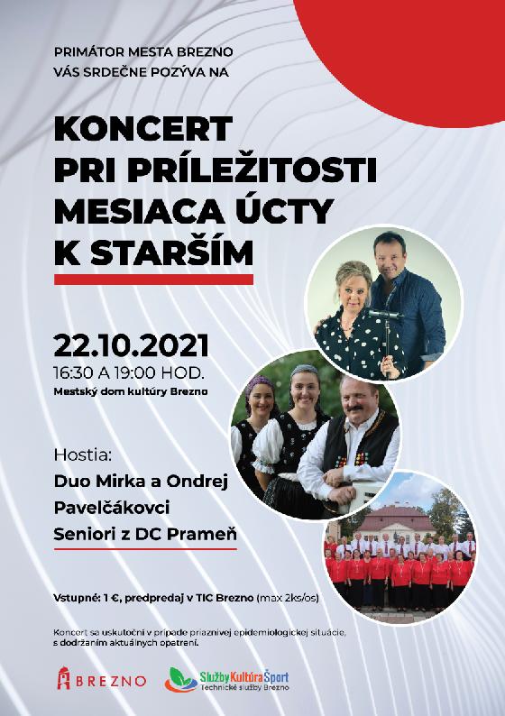 Koncert pri príležitosti mesiaca úcty k starším 2021