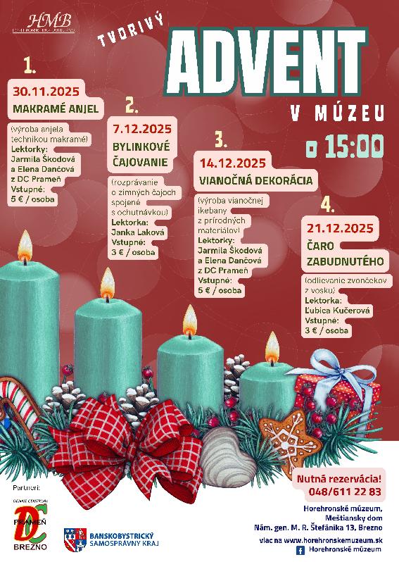 Tvorivý ADVENT  v múzeu