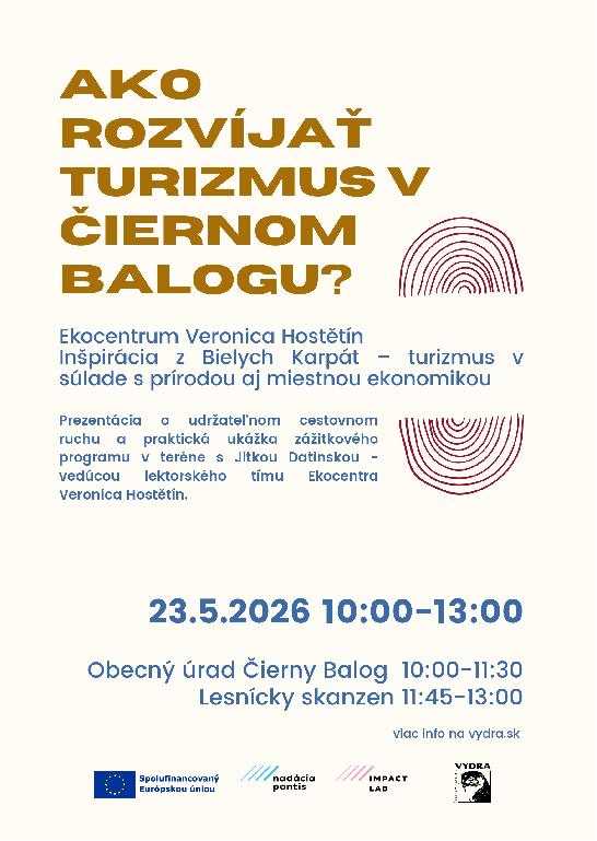 Ako rozvíjať turizmus v Čiernom Balogu?