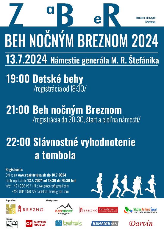 Beh nočným Breznom 2024 
