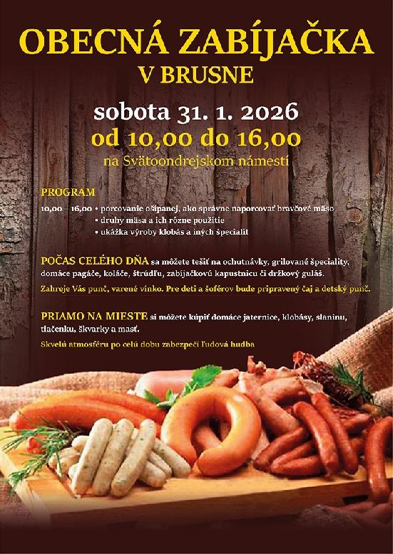 Obecná zabíjačka v Brusne 
