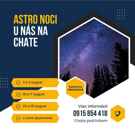 Astronoci na Chate pod Hrbom