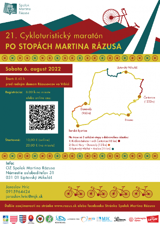 21. Cykloturistický maratón PO STOPÁCH MARTINA RÁZUSA