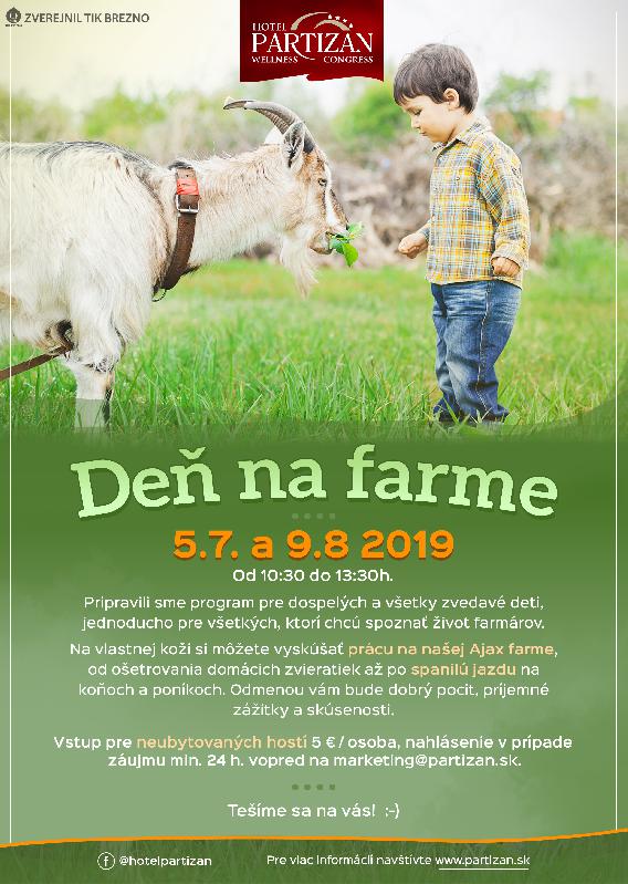 DEŇ NA FARME