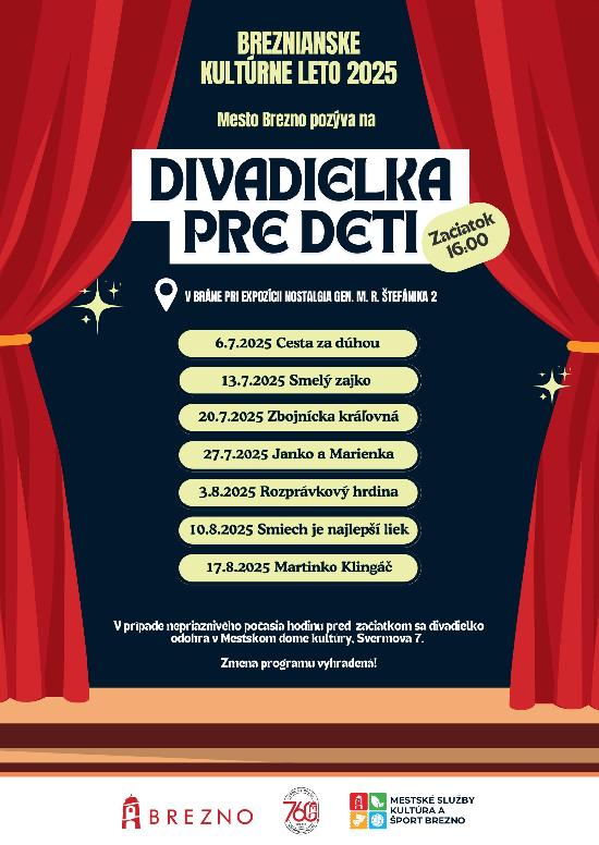 Divadielka pre deti-2025