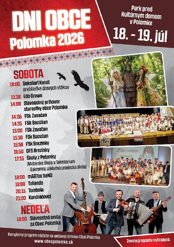 DNI OBCE POLOMKA 2026