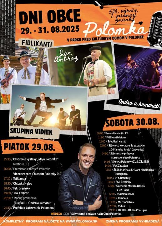 Dni obce Polomka 2025