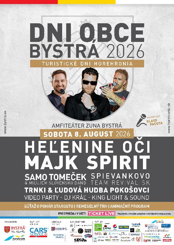 Dni obce Bystrá 2026
