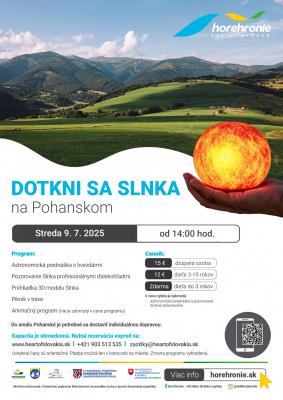 Dotkni sa slnka na Pohanskom