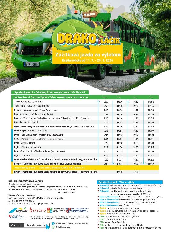 Drakovláčik Bystriansky okruh 2026