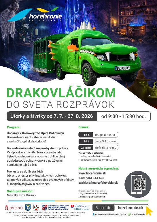 Drakovláčikom do sveta rozprávok 2026