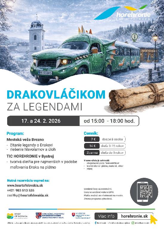 Drakovláčikom za legendami
