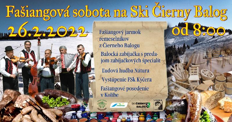 Fašiangová sobota na Ski Čierny Balog