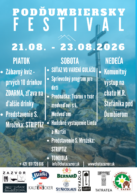 PODĎUMBIERSKY FESTIVAL 2026