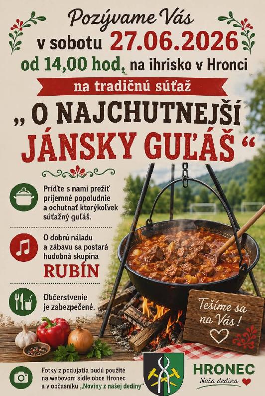 O najchutnejší Jánsky guláš 2026