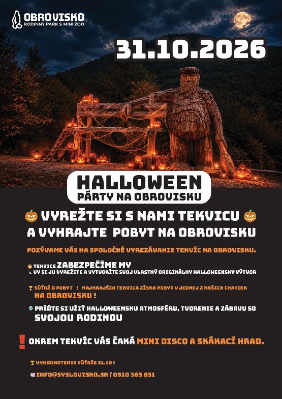 Halloween párty na Obrovisku