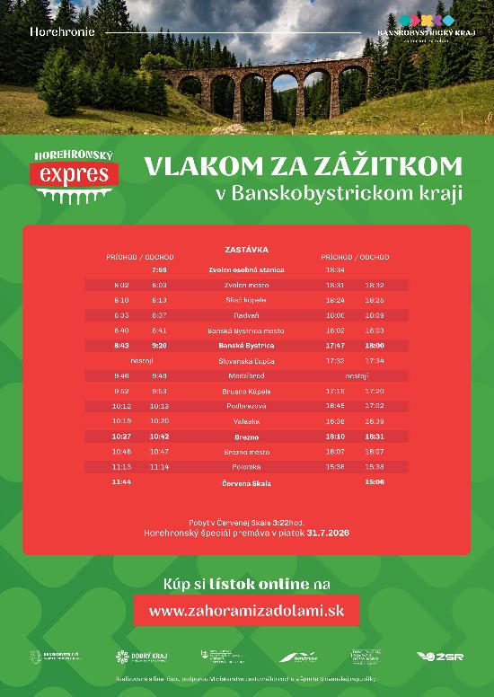 Horehronský expres špeciál 2026