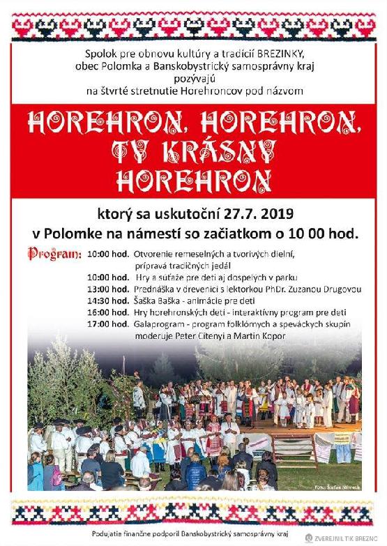 HOREHRON, HOREHRON, TY KRÁSNY HOREHRON