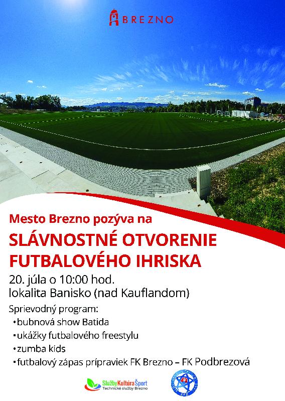Slávnostné otvorenie futbalového ihriska