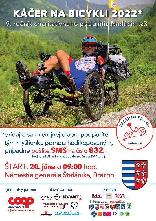 Káčer na bicykli 2022