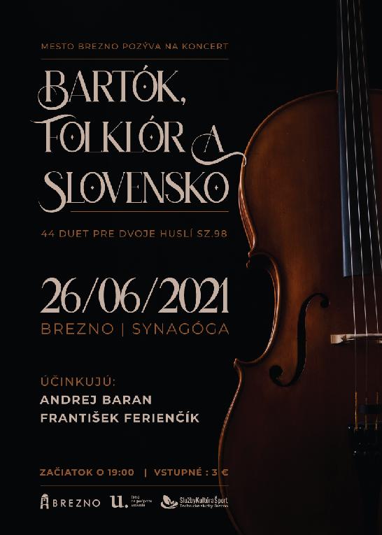 Bartók, folklór a Slovensko