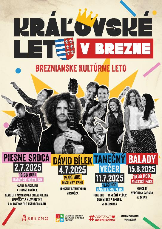 Kráľovské leto v Brezne - kultúrne leto