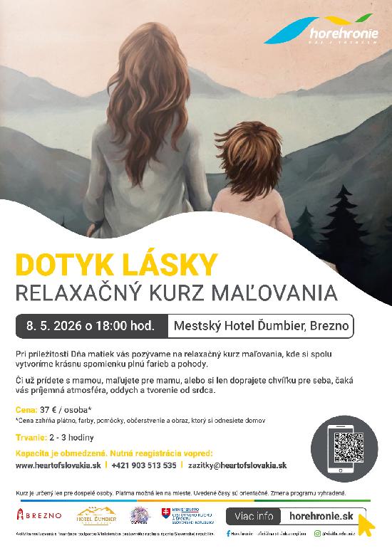 Relaxačný kurz maľovania - Dotyk lásky