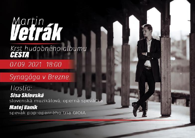 Krst hudobného albumu Martina Vetráka