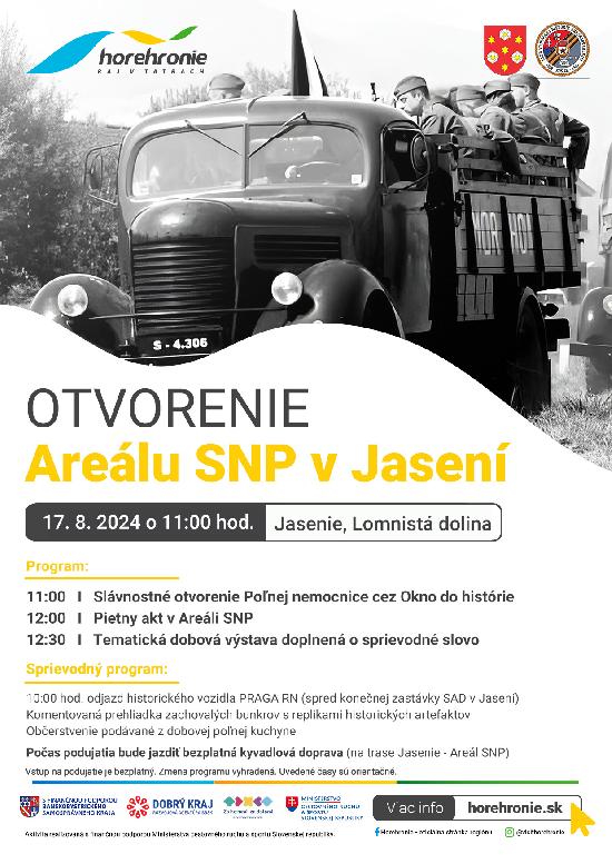 Otvorenie Areálu SNP v Lomnistej Doline