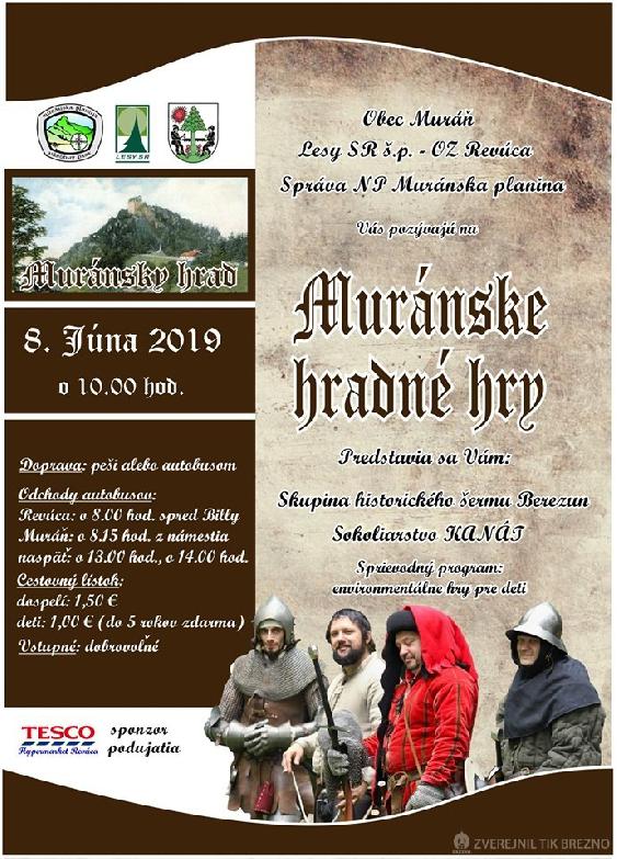 MURÁNSKE HRADNÉ HRY