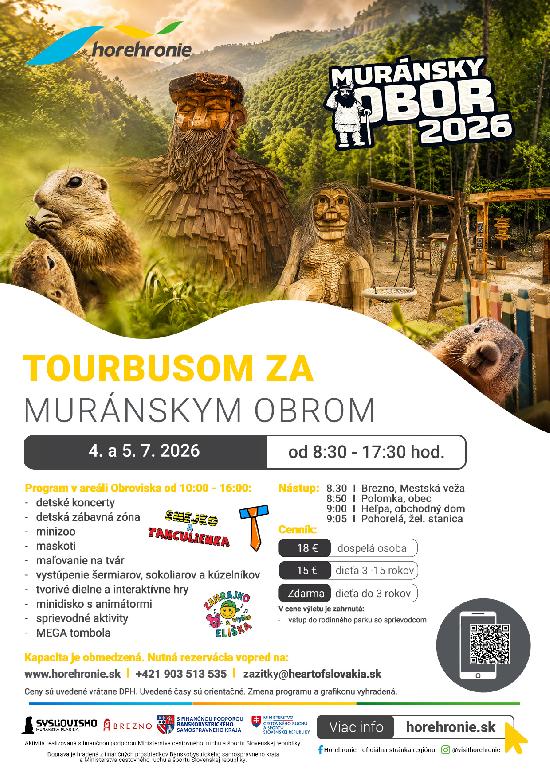 Tourbusom za Muránskym Obrom 2026