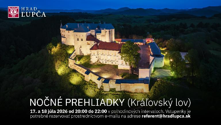 Nočné prehliadky Hradu Ľupča