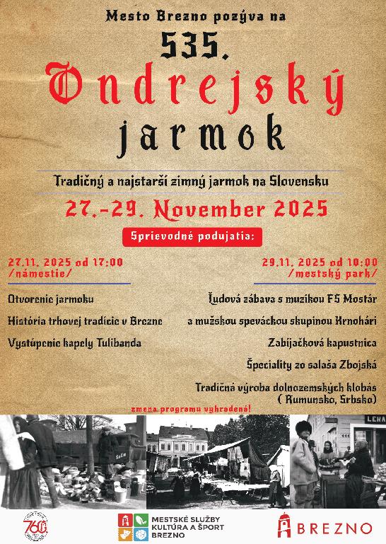 Ondrejský jarmok 2025