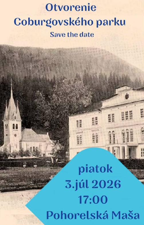 Otvorenie Coburgovského parku