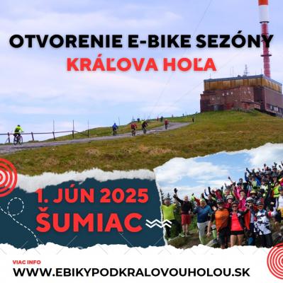 Otvorenie E-BIKE sezóny Kráľová hoľa