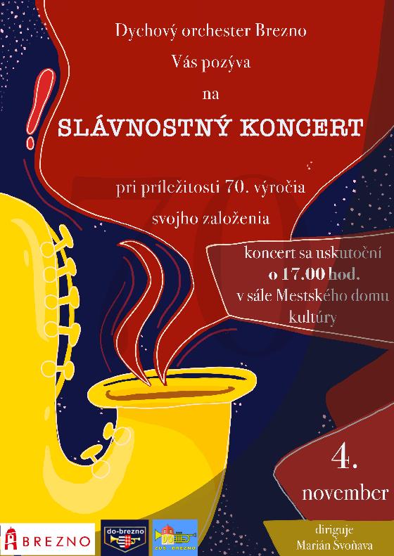 Dychový orchester Brezno - koncert k 70. výročiu založenia 