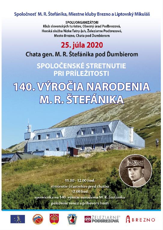 140. VÝROČIE NARODENIA M. R. ŠTEFÁNIKA