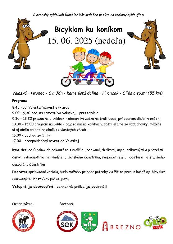 Bicyklom ku koníkom 2025