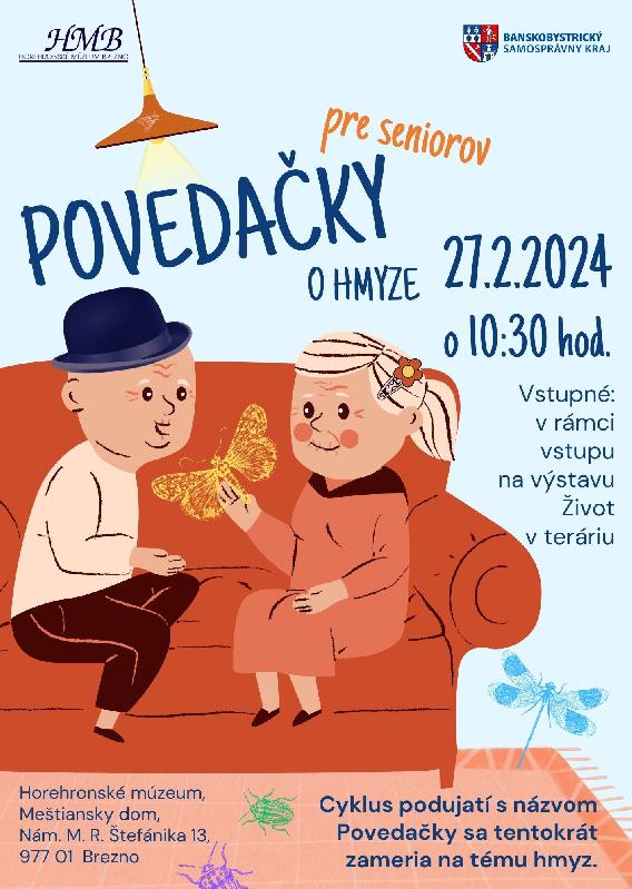 Povedačky o hmyze pre seniorov