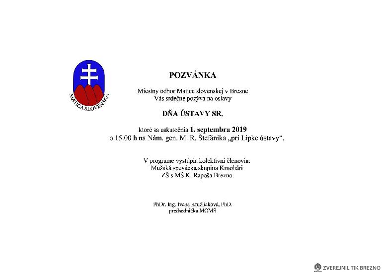 DEŇ ÚSTAVY SR