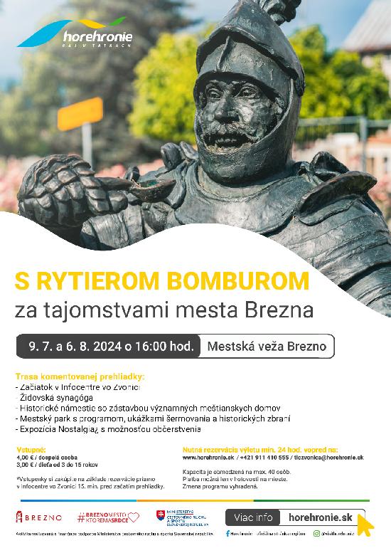Za tajomstvami mesta Brezna s rytierom Bomburom